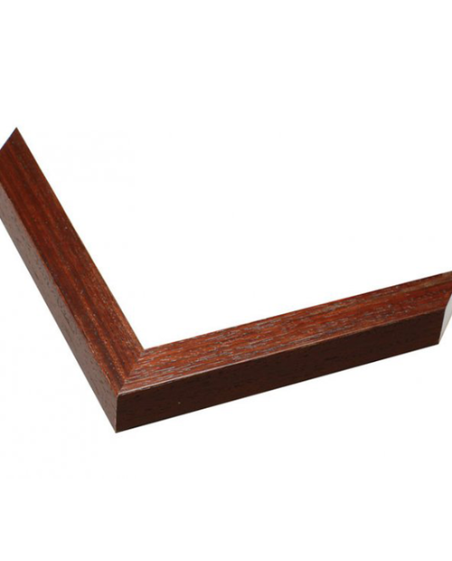 rustic walnut brown frame