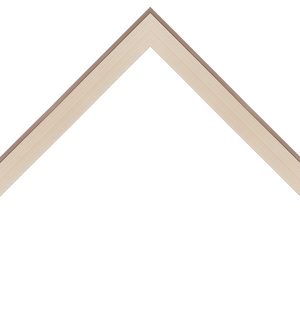 flat metallic silver frame