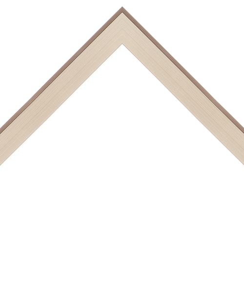 flat metallic silver frame