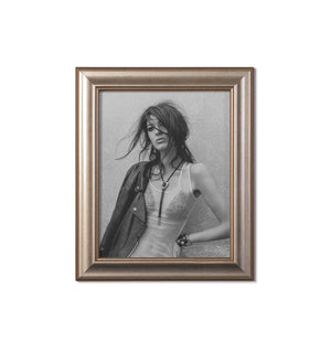 speckled silver frame