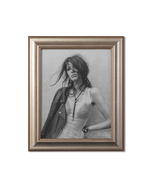 speckled silver frame