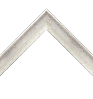 distressed light silver frame