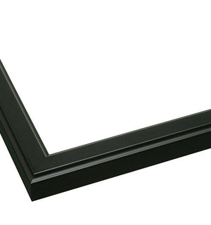 black frame with raised detail