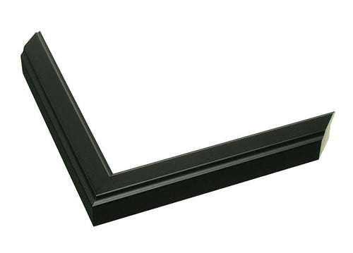 black frame with raised detail