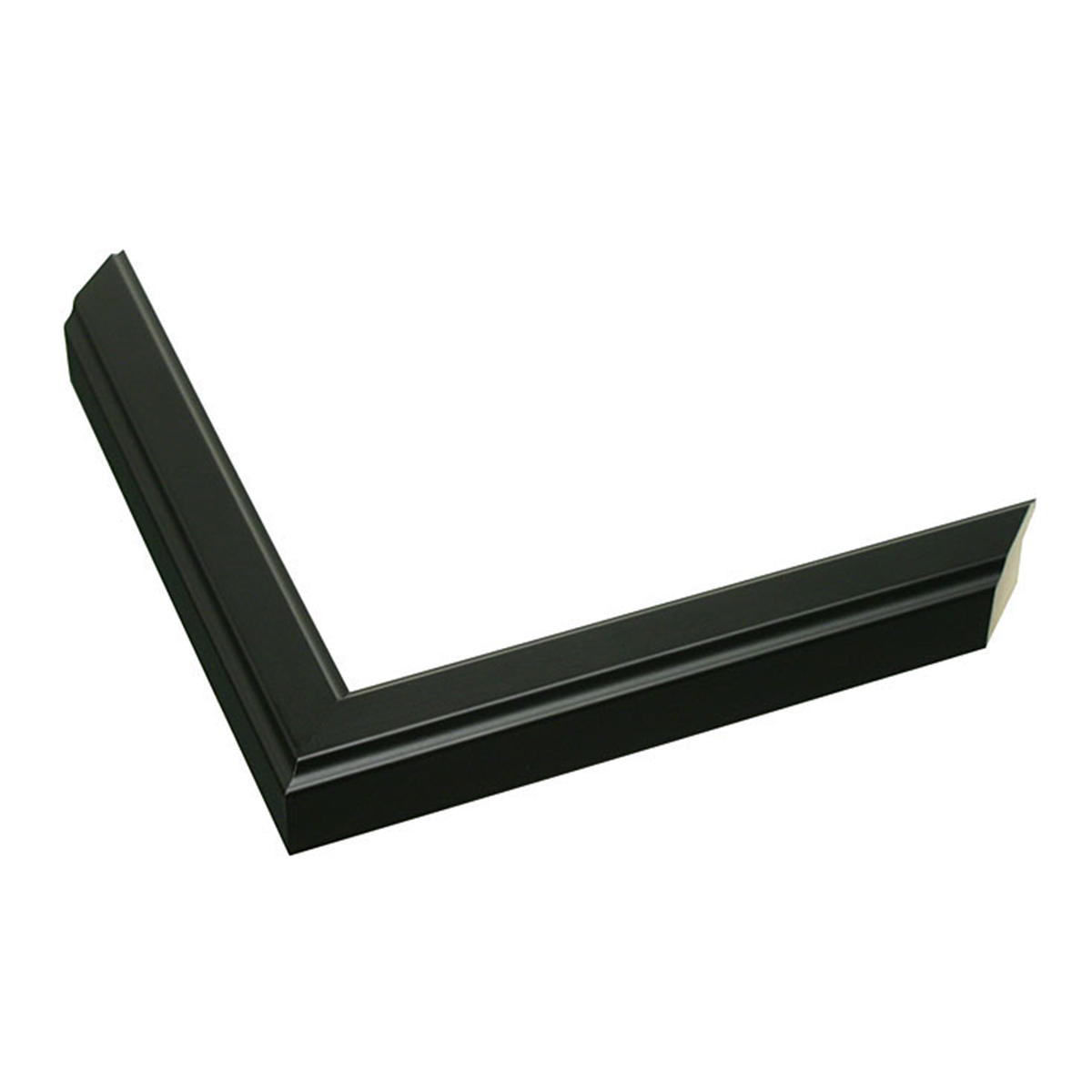 black frame with raised detail