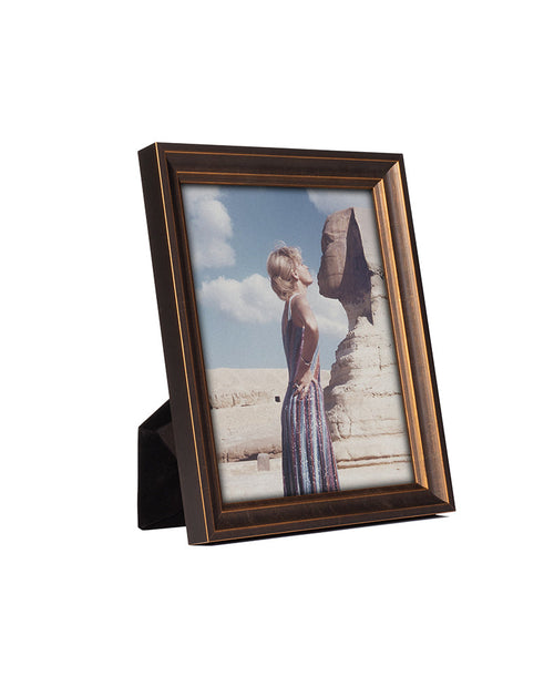 textured bronze frame