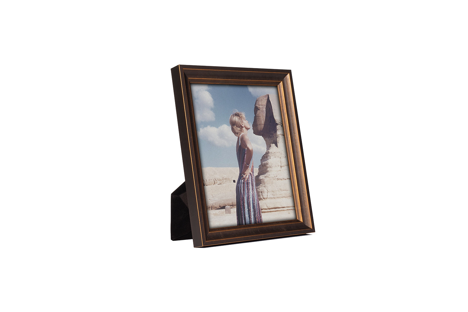 textured bronze frame