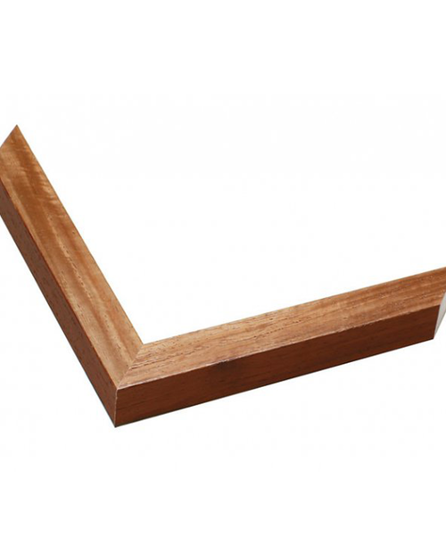 rustic pecan wood frame