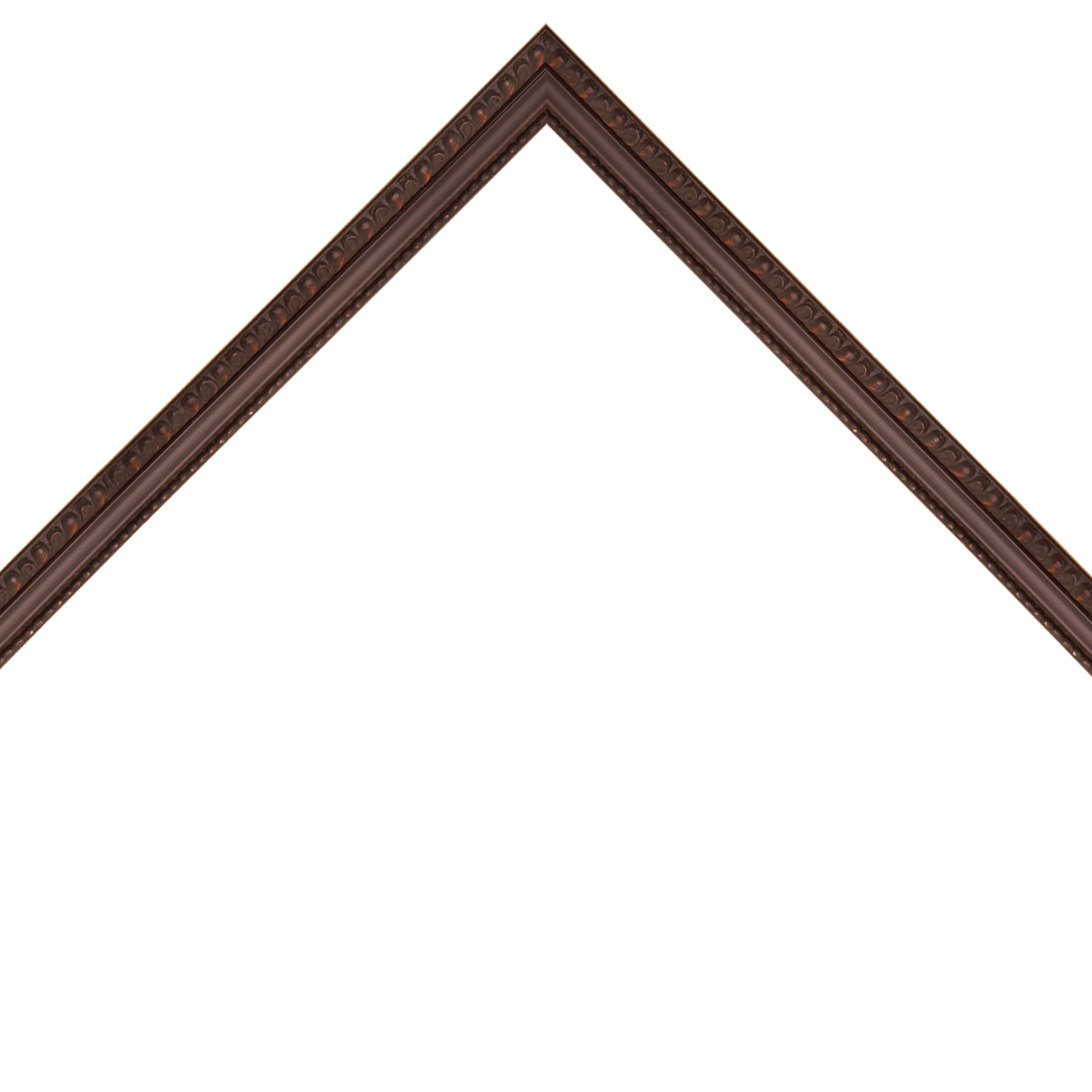 ornate black frame with beaded lip