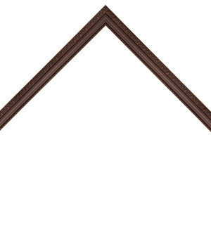 ornate black frame with beaded lip