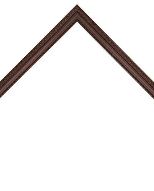 ornate black frame with beaded lip