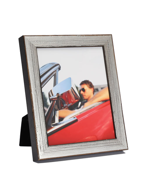 rustic silver frame