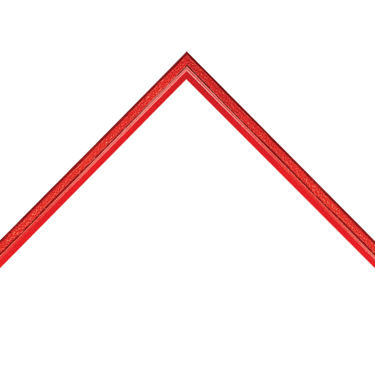 thin glossy red frame
