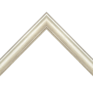 classic silver frame with dotted edge