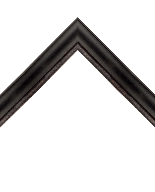 elegant black double scoop frame