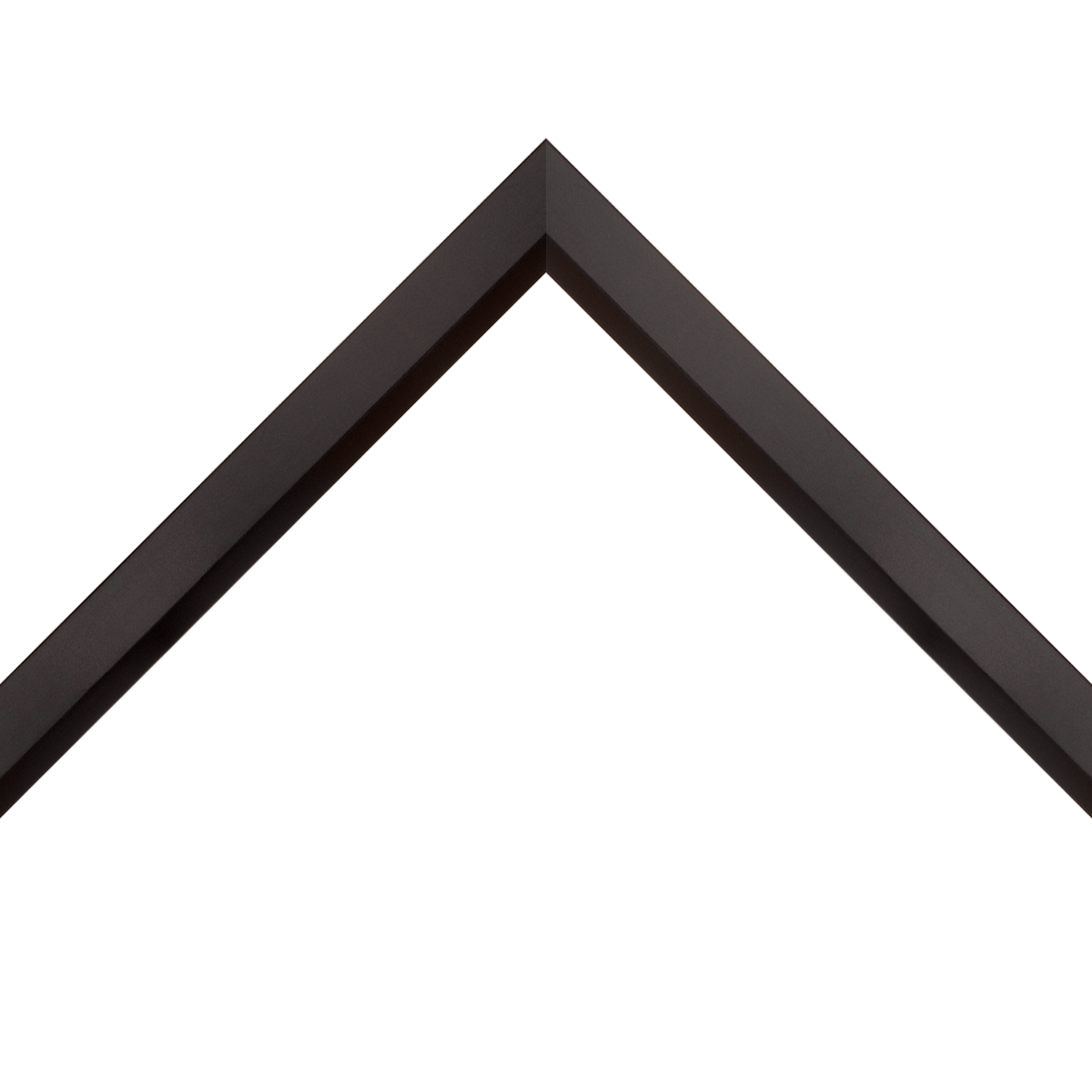 matte black frame with bevel