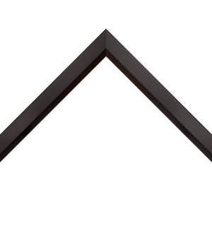 matte black frame with bevel