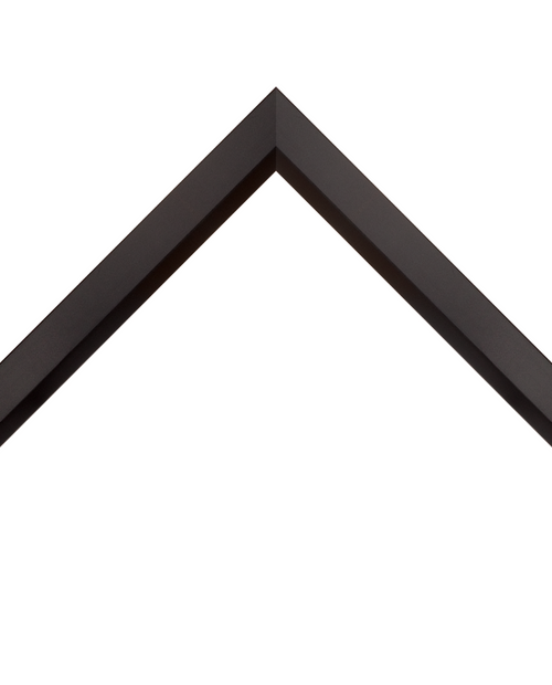 matte black frame with bevel