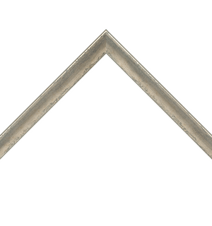 distressed silver frame