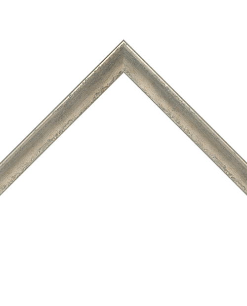 distressed silver frame