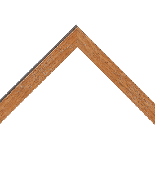 distressed brown frame with grain