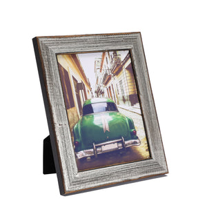 rustic vintage silver frame 