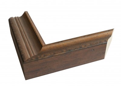 raised edge rustic brown frame