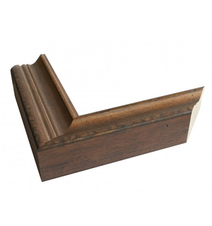 raised edge rustic brown frame