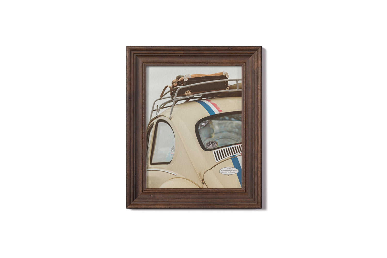 raised edge rustic gray frame