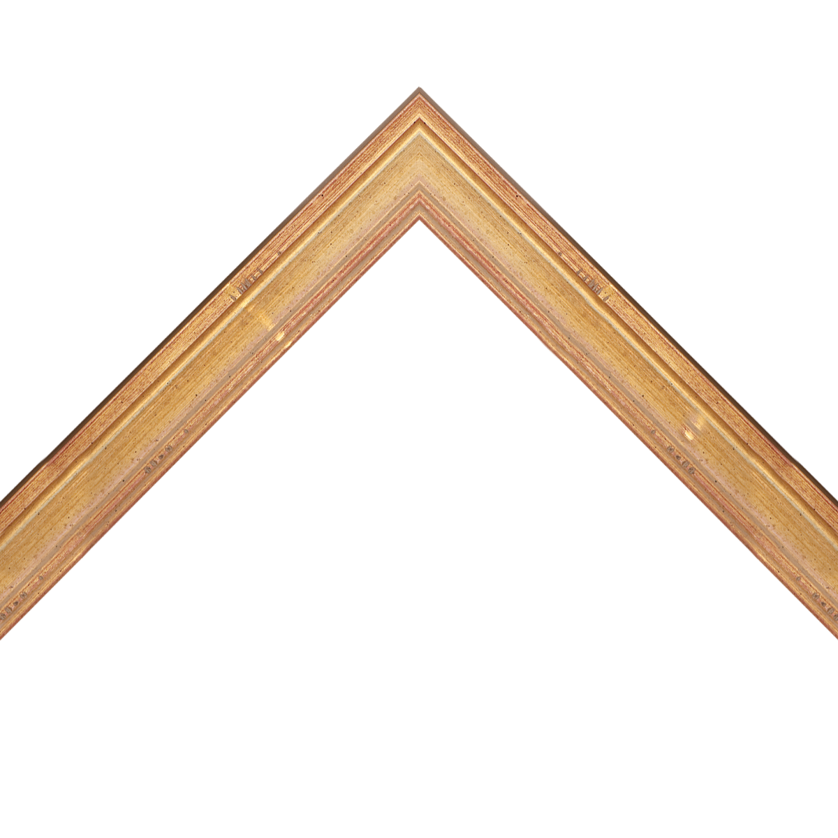 light gold distressed frame