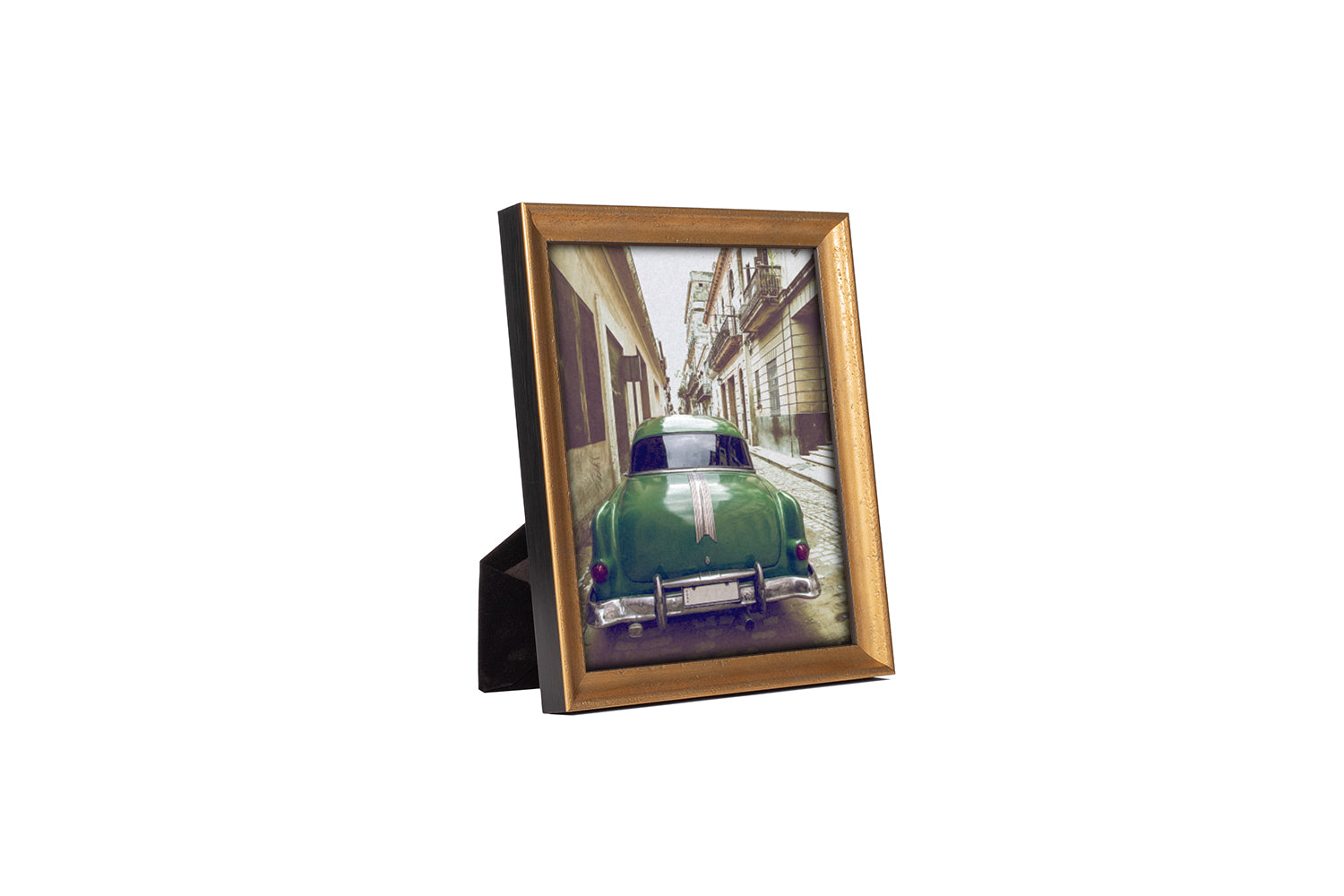 distressed gold frame