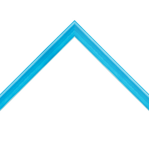 thin glossy blue frame