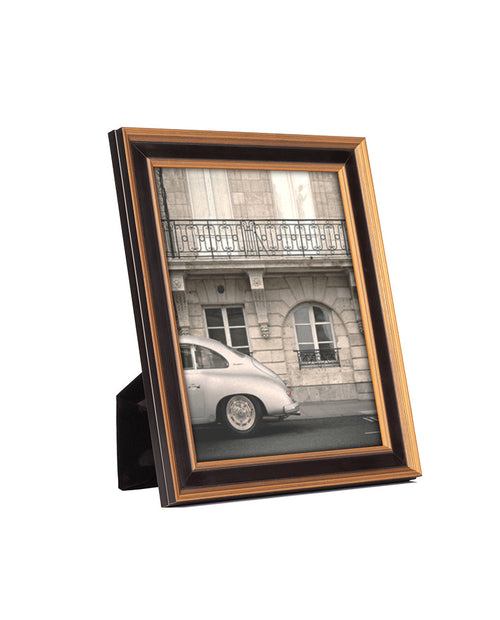 bronze and black stepped frame