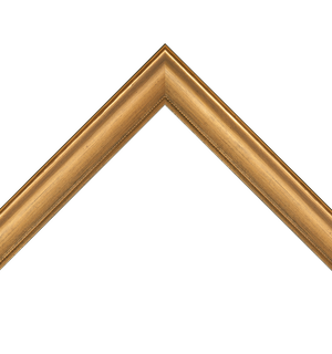 distressed bronze frame with dotted lip