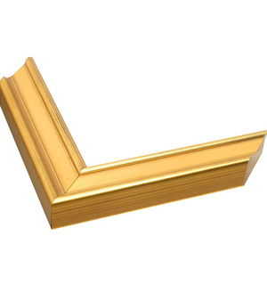 classic gold frame with raised edges