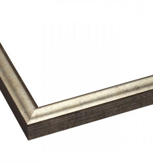 thin metallic dark silver frame 