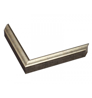 thin metallic dark silver frame 