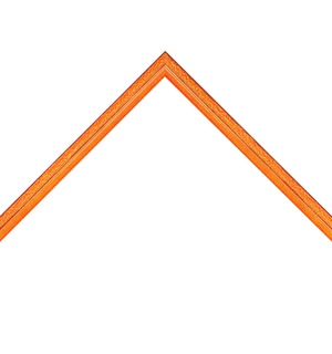 thin glossy orange frame