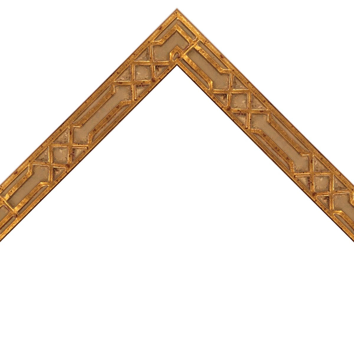 embossed ornate gold frame