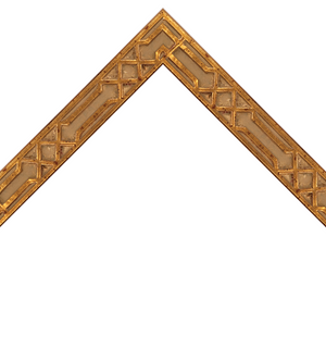 embossed ornate gold frame