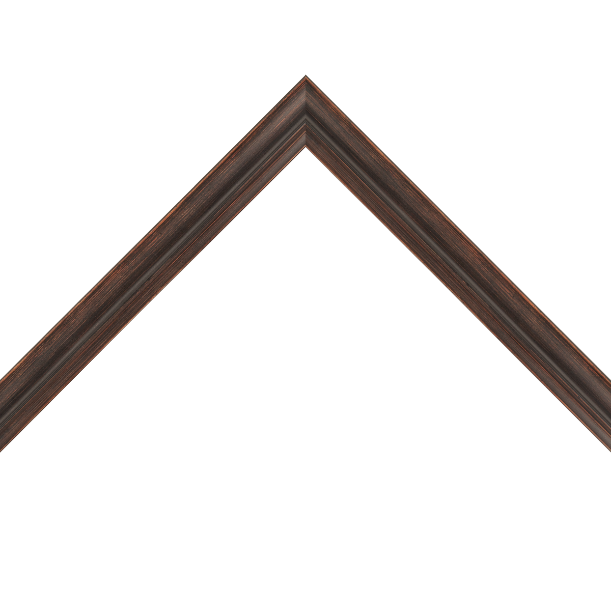 distressed brown frame