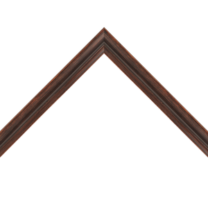 distressed brown frame