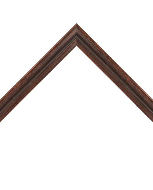 distressed brown frame