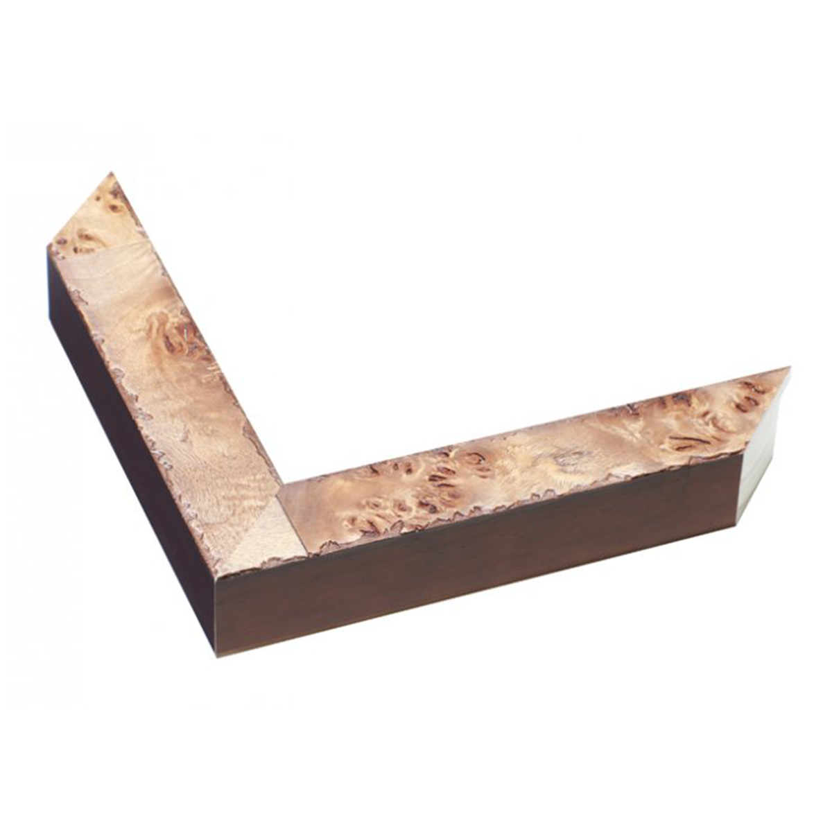 distressed pecan brown frame