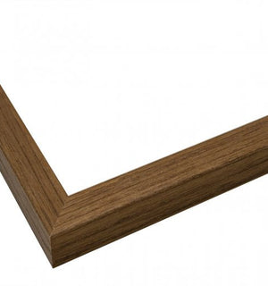 stained pecan brown frame