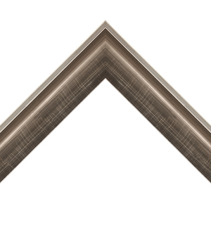 distressed silver scoop frame