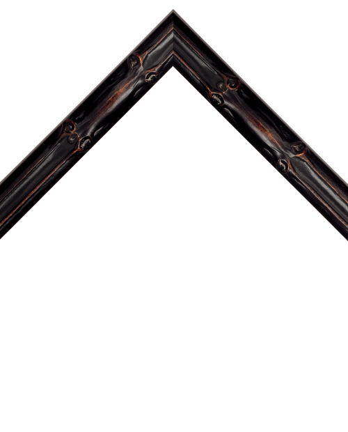 bamboo style black frame