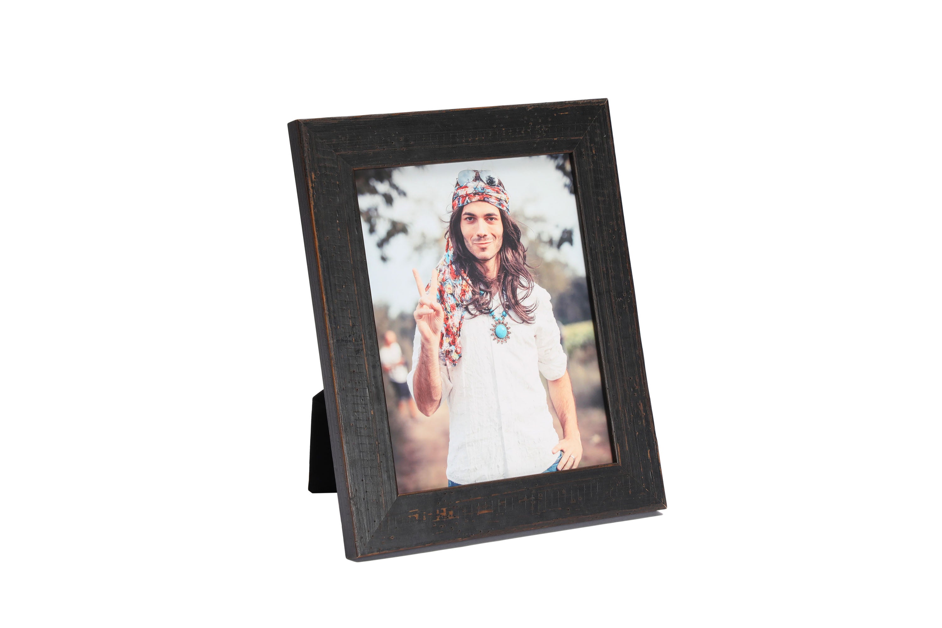 rustic black frame