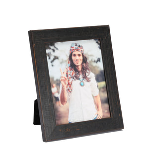 rustic black frame