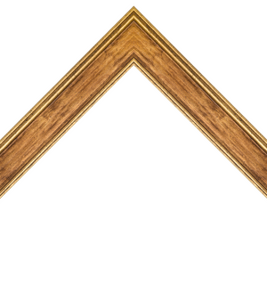 distressed gold frame